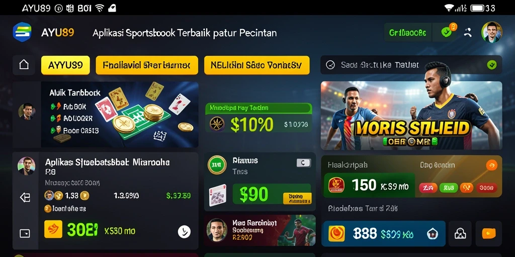 Tampilan gameplay menarik dari aplikasi Sportsbook AYU89