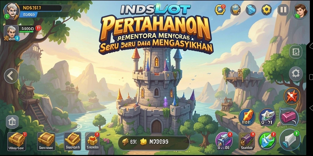 Gameplay menarik INDSLOT dengan menara yang beragam dan musuh yang menantang.