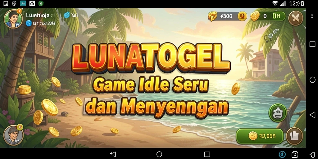 Tampilan gameplay <strong>LUNATOGEL</strong> yang menarik dan adiktif.