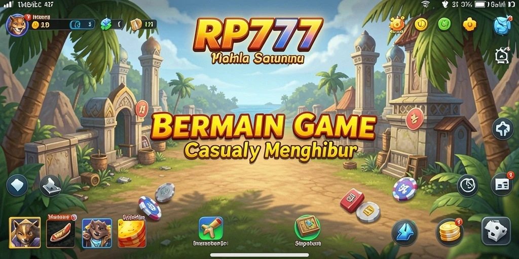 Screenshot gameplay RP777, menunjukkan keseruan bermain game Casual.