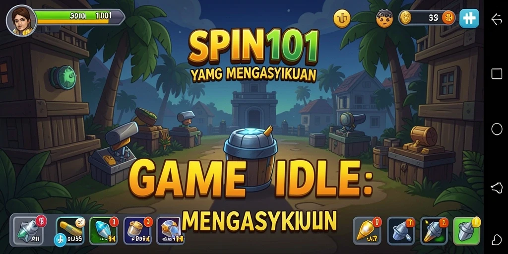 Tampilan gameplay SPIN101 yang seru dan interaktif.
